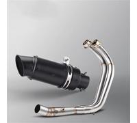 Motorbike Exhaust Pipe Motorcycle Exhaust Pipe For YA&MAHA MT-07 FZ-07 MT FZ 07 2014-2024 Full E&scape System Tube Front Link Muffler Silencer Tube Connecting(Color 4)