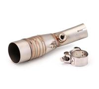 Motorbike Exhaust Pipe Motorcycle Exhaust Pipe For YA&MAHA X-MAX Xmax X Max 300 Xmax300 2017-2025 E&scape Systems Slip On Mid Link Tube Connector Silencer Tube Connecting(Color 1)