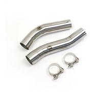 Motorbike Exhaust Pipe Motorcycle Exhaust Pipe For YA&MAHA YZF-R1 YZF R1 YZFR1 2004-2014 Es&cape Mid Tube Middle Link Pipe Connector Muffler Connection Tube Silencer(Color 2)