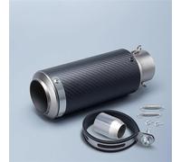 Motorbike Exhaust Pipe Motorcycle Exhaust Pipe Muffler For YA&MAHA YZF R3 R1 Gy6 Fz6 Mt07 Mt-07 Es&cape Project Silencer Tail 60mm Connection Tube Silencer(Color 5)