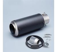 Motorbike Exhaust Pipe Motorcycle Exhaust Pipe Muffler For YA&MAHA YZF R3 R1 Gy6 Fz6 Mt07 Mt-07 Es&cape Project Silencer Tail 60mm Connection Tube Silencer(Color 9)