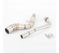 Motorbike Exhaust Pipe Motorcycle Middle Pipe For HO&NDA EX5 EX 5 Dream Front Section Mid Link Connector Exhaust E&scape System Modifed 51mm Connection Silencer Tube