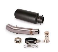 Motorbike Exhaust Pipe Muffler For CB300R For CB250R 2018 2019 2020 Motorcycle Exhaust 51mm Muffler Pipe Silencer Tip Mid Tube Stainless Steel