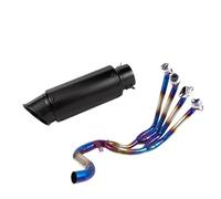 Motorbike Exhaust Pipe Silencer Fit For CB650F CBR650F CB650R CBR650R 2014-2022 2023 Slip On 51MM Motorcycle Exhaust Muffler Front Link Pipe