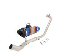 Motorbike Exhaust Pipe Silencer Motorcycle Exhaust Front Link Pipe 51mm Muffler For ZT125 U1 G1 Z1 Z2 2021 2022 Motorbike Exhaust Pipe Muffler Tail Pipe