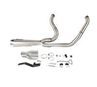 Motorbike Exhaust Pipe Silencer Motorcycle Exhaust Silencers Tail Pipe For For Softail Low Rider Street Bob 2 Into 1 Front Pipe Silencer Muffler Kit
