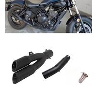 Motorbike Exhaust Pipe Silencer Slip On For For Rebel 500 300 CM500 CM300 CMX500 CMX300 2017-2023 Motorcycle Exhaust Pipe 51MM Muffler DB Killer Escape Moto
