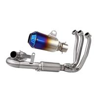 Motorbike Exhaust Pipe su&itable For 675SR 675SR-R 675 Bottom Row For Swing Front Motorcycle Complete Exhaust Set Motorbike Pipe Muffler Silencer