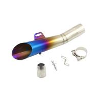 Motorbike Exhaust Tail Pipe Motorcycle Exhaust Pipe Muffler 51mm Universal Motorcycles Tailpipe Noise Motorbike Replacement Accessories Tube Piper