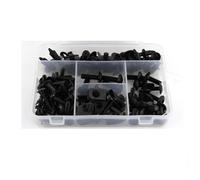 Motorbike Fairing Bolt Kit Body Screws Motorcycle Fairing Fastener Clips Kit For YA&MAHA TMAX 530 TMAX530 2012-2024 Windscreen Bodywork Screws Bolts Nuts Kits Windscreen Clips(Black)