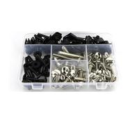 Motorbike Fairing Bolt Kit Motorcycle Fairing Fastener Clips Bolts Kit For YA&MAHA XMAX125 XMAX250 XMAX400 2014-2024 Windscreen Bodywork Screws Nuts Fasteners Windscreen Screws Bolt Clips(Silver)