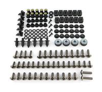 Motorbike Fairing Bolt Kit Motorcycle Fairing Fastener Clips For Suzuki GSR 400 600 750 1000 GSF 650 750 1200 1250 Bandit Windscreen Screws Bolts & Nuts Kit Windscreen Screws Bolt Clips(Titanium)