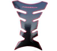 Motorbike Fishbone Fuel Tank Sticker Three-dimensional Car Sticker Creative Car Scratch Sticker Car Creative Body Sticker(Red)