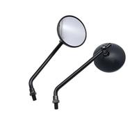 Motorbike Foldable Mirrors Fit For Piaggio Zip mp3 For Vespa SprintS 150 Black Chrome Motorcycle Rearview Mirrors 10MM Motorbike Side Mirrors(A)