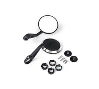 Motorbike Foldable Mirrors Fit For Triumph Rocket 3Daytona 660 Daytona 675 Bobber T120 Street660 Motorcycle Handlebar Rearview Handle Bar Motorbike Side Mirrors(1 set Round)