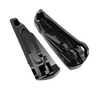 Motorbike Foot Pegs Compatible With Vespa For GTV 125 250 300 For GT125 L Motorcycle Motor Bike Folding Footrests Foot Rests Pegs Rear Pedals Set Parts Accessories(Black)