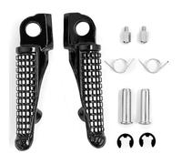 Motorbike Foot Pegs For ZG1400 For GTR1400 2008-2016 For ZX1400 For ZZR1400 2006-2017 Motorcycle Front Rear Footrests Foot Pegs Non Slip Upgrade Parts Modified Accessories(Black,Front)