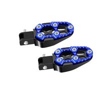 motorbike Foot Rests 1 Pair Universal Motorcycle Foot Pegs Pedals Footrests With Spring For Dirt Bike Off Road Moto Car Styling Accessories