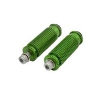 Motorbike Foot Rests 8MM Universal Motorcycle Rearset Footrests Knurling Footpeg Foot Pegs Pedal Fit For Yamaha YZF R25 R3 MT-25 Foot Pedals Rests(Green)