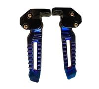 Motorbike Foot Rests Aluminum Footrest Pedal Replacement Foot Pegs For 150cc 125cc Motorcycle Pedal(All blue)