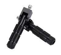 Motorbike Foot Rests Dirt Bike Footpegs 2 Pcs Motorcycle Motor Bike Folding Footrests Footpegs CNC Aluminum Universal Foot Rests Pegs Rear Pedals Set(SC15BK)