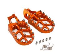 Motorbike Foot Rests Dirt Bike Footpegs Motorcycle Foot Pegs Footpegs Pedals Fit For KTM SX SXF EXC EXCF XC XCF 125 150 250 300 350 450 500 2017-2022(Orange)