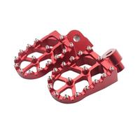 Motorbike Foot Rests Dirt Bike Footpegs Motorcycle Foot Pegs Rests Footpegs Footrests Fit For Yamaha YZ65 YZ85 YZ125 YZ250 YZ 65 85 125 250 250F(Red)