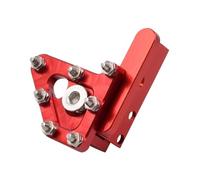 Motorbike Foot Rests Dirt Bike Footpegs Rear Brake Pedal Lever And Foot Peg Step Tip For Motorcycles CNC Universal Dirt-Bike Gear(Red)