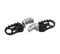 Motorbike Foot Rests Fit For 790 ADV Adventure R S 2019-2021 Motorcycle Rear Footrest 360 Degree Adjustable Foot Pegs Foot Pedals Rests(Silver Black)