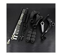 Motorbike Foot Rests Fit For Harley Sportster XL883 XL1200 2004-2013 2014-2022 Motorcycle Black Forward Controls Complete Kit Pegs Levers Linkages Motorbike Foot Pegs(A Black 2004-2013)
