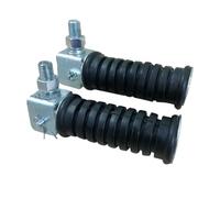 Motorbike Foot Rests Foot Pedals Rests 1Pair Universal Motorcycle Rear Pillion Footpegs Footrests Foot Pegs Rests 10mm Thread Motorcycle Pedal Pads