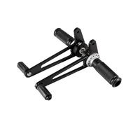 Motorbike Foot Rests Foot Pedals Rests Fit For Cafe Racer Footrest Universal Pegs Foot Peg Pedal Vintage Motorcycle Rear Sets Accessories(Black)