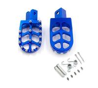 Motorbike Foot Rests For CR For CRF125 250 500 230 For 450R Motorcycle CNC Feet Foot Poses Pegs Pedal Off-Road FootRest Pedals Pit Bike Footpegs In Motorbike Foot Rests(Blue)