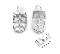 Motorbike Foot Rests For CR For CRF125 250 500 230 For 450R Motorcycle CNC Feet Foot Poses Pegs Pedal Off-Road FootRest Pedals Pit Bike Footpegs In Motorbike Foot Rests(Silver)