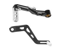 Motorbike Foot Rests For CRF1100L Africa Twin 2019-2024-ON Motorcycle Aluminum Folding Adjustable Gear Shift Lever Rear Foot Brake Pedal(One Set Silver)