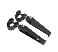 Motorbike Foot Rests For Dyna For Sportster For Softail For Touring For Electra For Glide For XL883 ABMotorcycle U-clamp Foot Pegs 1"~1-1/4" Highway Engine Crash Bar In Motorbike Foot Rests(Black)