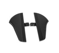 Motorbike Foot Rests For Touring For Electra For Glide For Dyna 1 Pair Motorcycle Rear Passenger Defiance Floorboards Male Mount Foot Pegs Aluminum Pedal In Motorbike Foot Rests(Black)