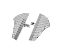 Motorbike Foot Rests For Touring For Electra For Glide For Dyna 1 Pair Motorcycle Rear Passenger Defiance Floorboards Male Mount Foot Pegs Aluminum Pedal In Motorbike Foot Rests(Chrome)
