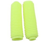 Motorbike Fork Covers Universal Motorcycle Front Fork Anti Dust Cover Gaiter Shock Absorber Covers For XT225 AX-1/250 DR200 KL250 XG250(Yellow)