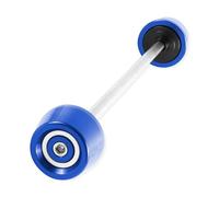 Motorbike Frame Slider Motorcycle Front Fork Wheel Protector For BMW For RnineT R1200R R1250RS R 1200R 1200RS 2014-2021 Frame Slider Wheel Axle Fork Crash Pad(Blue,Set4)