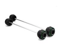 Motorbike Frame Slider Motorcycle Front Rear Fork Wheel Axle Protector For For Z900 For Z900RS For Z900SE 2017-2025 Frame Slider Wheel Axle Fork Crash Pad(Green,Front Rear)