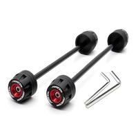 Motorbike Frame Slider Motorcycle Front Rear Fork Wheel Axle Protector For MT09 MT 09 MT-09 TRACER 900 GT 2015-2020 Frame Slider Crash Wheel Axle Fork Crash Pad(Red)