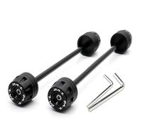 Motorbike Frame Slider Motorcycle Front Rear Fork Wheel Axle Protector For Suzuki DRZ400SM DRZ400S DRZ400SE DRZ 400 2000-2023 Wheel Axle Fork Crash Pad(Black)