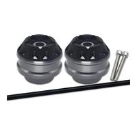 Motorbike Frame Slider Motorcycle Front Rear Fork Wheel Protector For BMW S1000R S1000 R S 1000 2013-2025 Frame Slider Anti-Fall Protection Wheel Axle Fork Crash Pad(Titanium,Front)