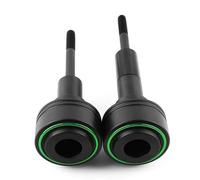 Motorbike Frame Sliders Motorcycle Falling Protection For K&awasaki Z 500 1000 For NINJA500 ZX4R ZX4RR Frame Sliders Fairing Guard Anti Crash Pad Protector Falling Protection(GREEN,X-3)
