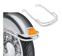 Motorbike Front Engine Crash Bar Motorcycle Ch&rome Front Rail Bumper Trim Bracket for Softtail Cl&assic Heritage 2000-2017