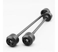 Motorbike Front Rear Axle Wheel Fork Slider Protector Guard Pads For YZF-R1/ R1M 2019-2022(Black)