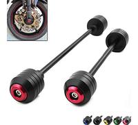 Motorbike Front Rear Wheel Axle Fork Sliders Crash Protector For DUCATI 899 Panigale 2014-2015 Falling Protection Guard Motorcycle Accessory 1 Pair (2 pcs) (Red Front+Rear)