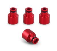 Motorbike Fuel Injection Installation 1988-2000 Fuel Injector Top Hat Adapters Fit for Honda Civic Fit for Acura RDX B16 B18 D16 Engines Motorcycle Fuel Shut Off Valve(Red)