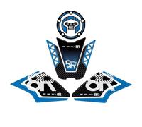 Motorbike Fuel Oil Tank pad Motorcycle Side Fuel Tank Stickers for Suzuki GSX 8R GSX-8R GSX8R 2024 Tank Pad Gas Fuel Tank Decal Sticker Protector Sticker(Color 1)